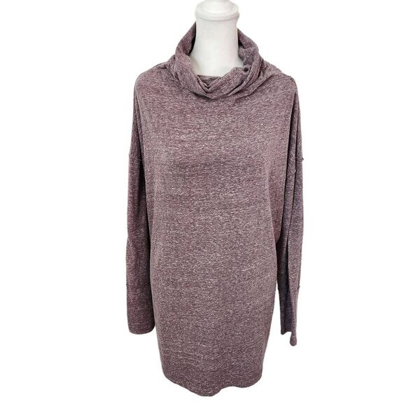 We the Free Plum Oversized Turtleneck Tunic Size XS Free People Purple Top - Picture 1 of 8